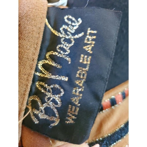 Bob Mackie Native American Design Jacket SZ L - Picture 8 of 11